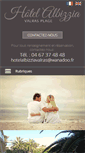 Mobile Screenshot of hotelalbizzia34.com
